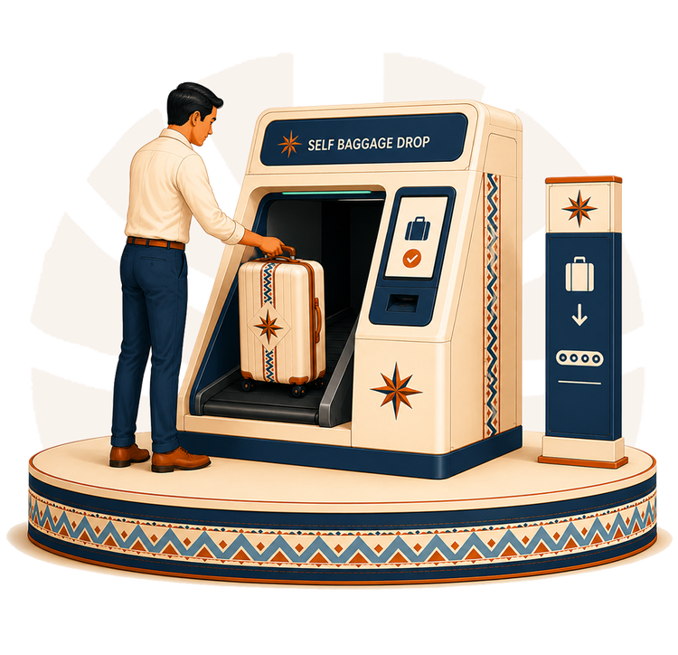 Self-Baggage Drop